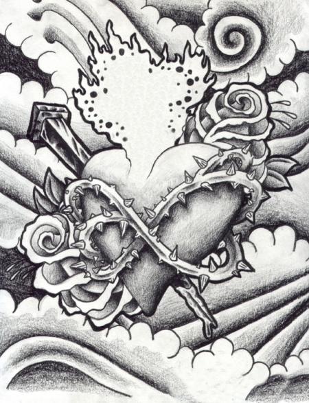roses &  coeur